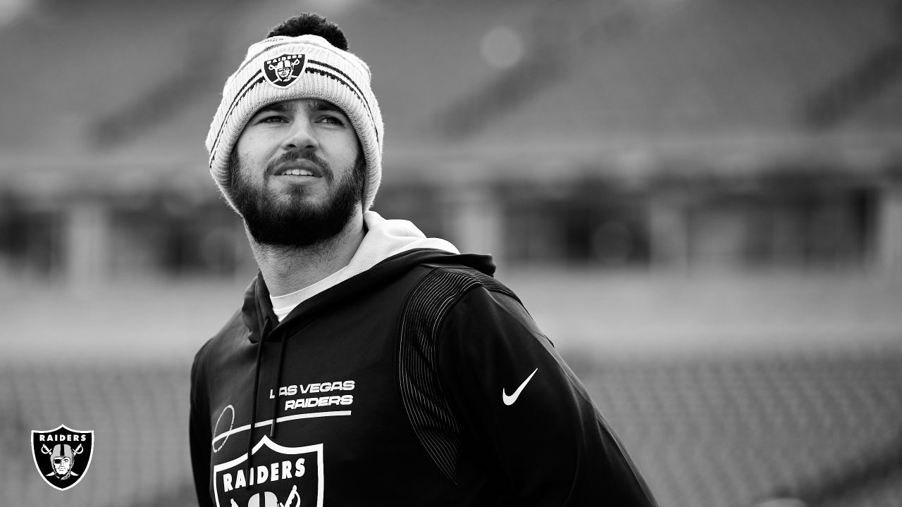 bengals black and white beanie