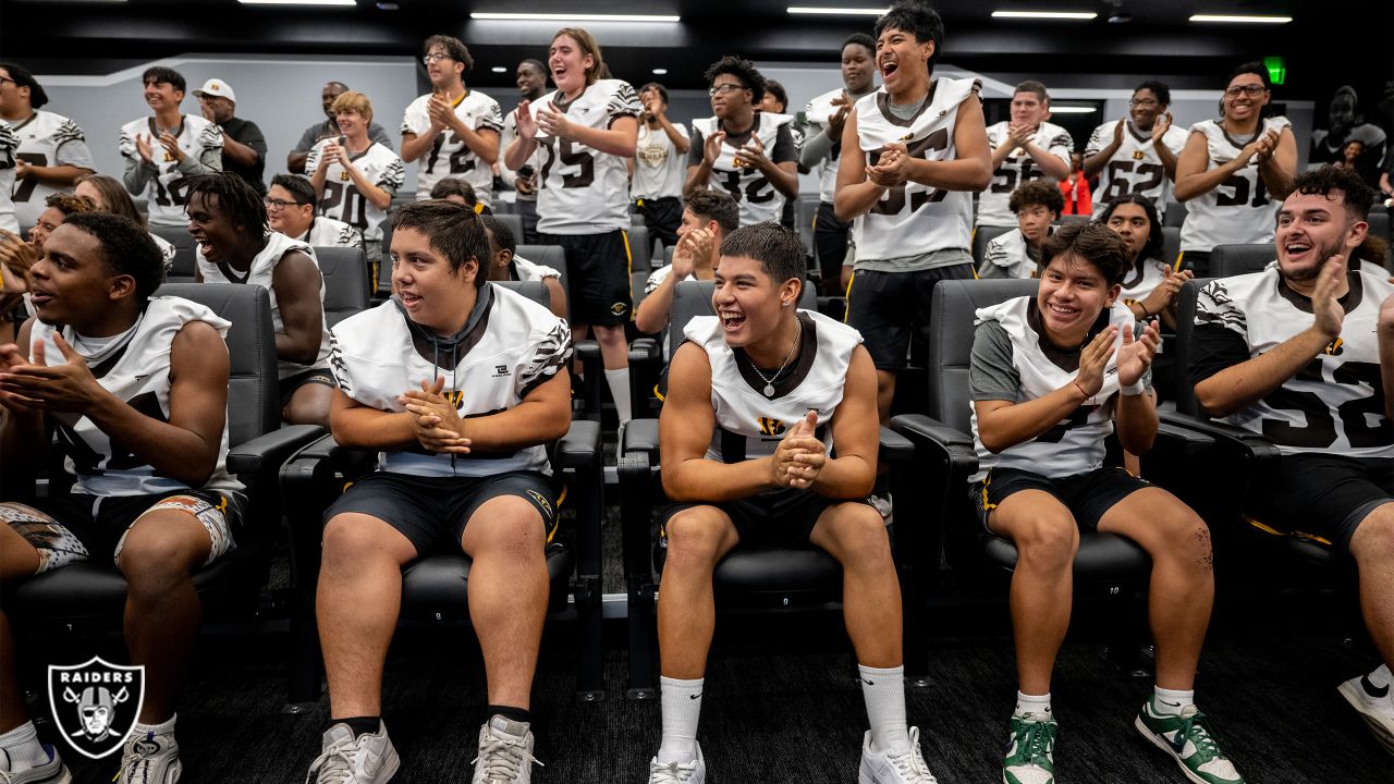 Photos: Bonanza High School football team receives new equipment