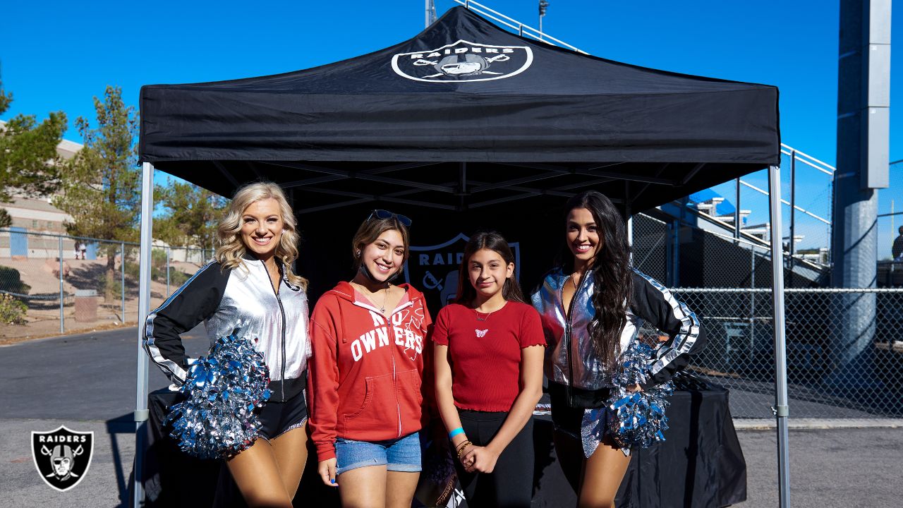 Photos: Raiders and the Raiderettes support Las Vegas youth football  championship