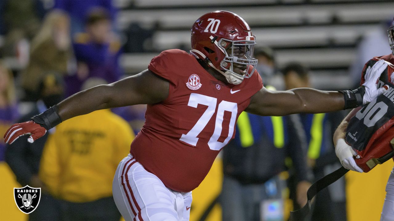 Raiders select Alabama's Alex Leatherwood in 1st round