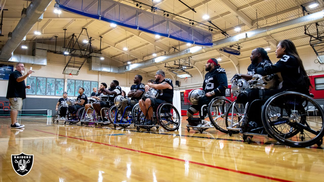 Raiders support City of Las Vegas Wheelchair Football League