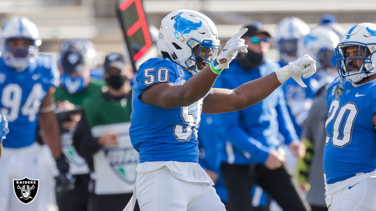 Las Vegas Raiders select Buffalo DE/OLB Malcolm Koonce with 79th pick of  2021 NFL Draft - Hustle Belt