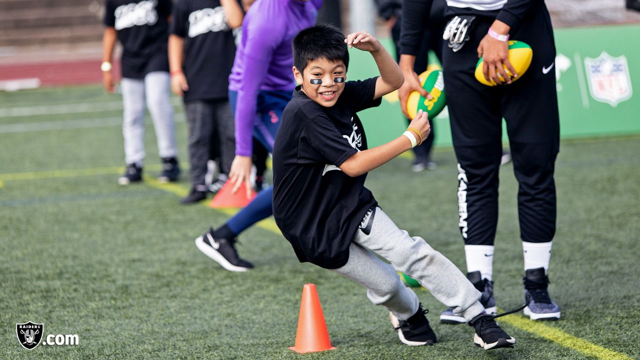 Raiders partner with NFL Academy for a PLAY 60 Camp