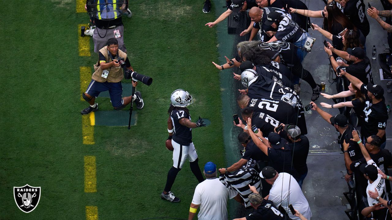 NASHVILLE, TN - SEPTEMBER 25: Las Vegas Raiders safety Isaiah Pola-Mao (20)  stands on the sidelines in the game between the Tennessee Titans and the  Las Vegas Raiders on September 25, 2022