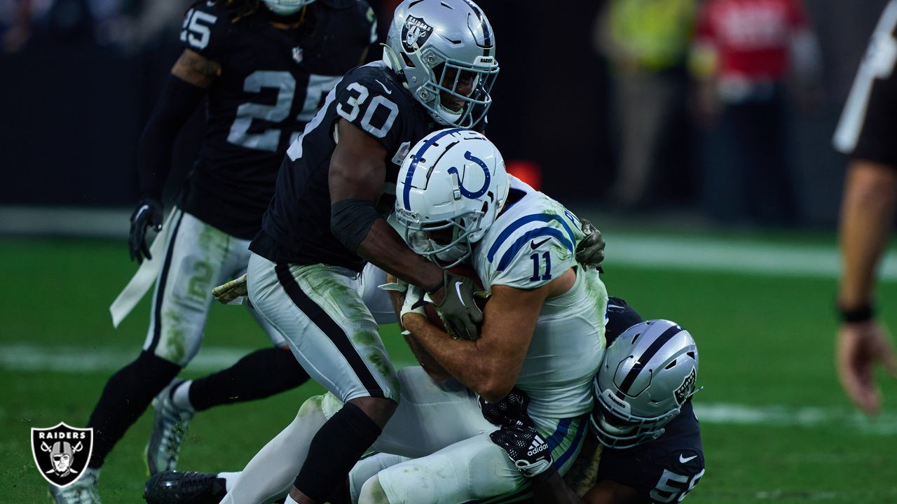 Las Vegas Raiders safety Duron Harmon (30) runs during an NFL football game  against the Los Angeles Rams, Thursday, Dec. 8, 2022, in Inglewood, Calif.  (AP Photo/Kyusung Gong Stock Photo - Alamy