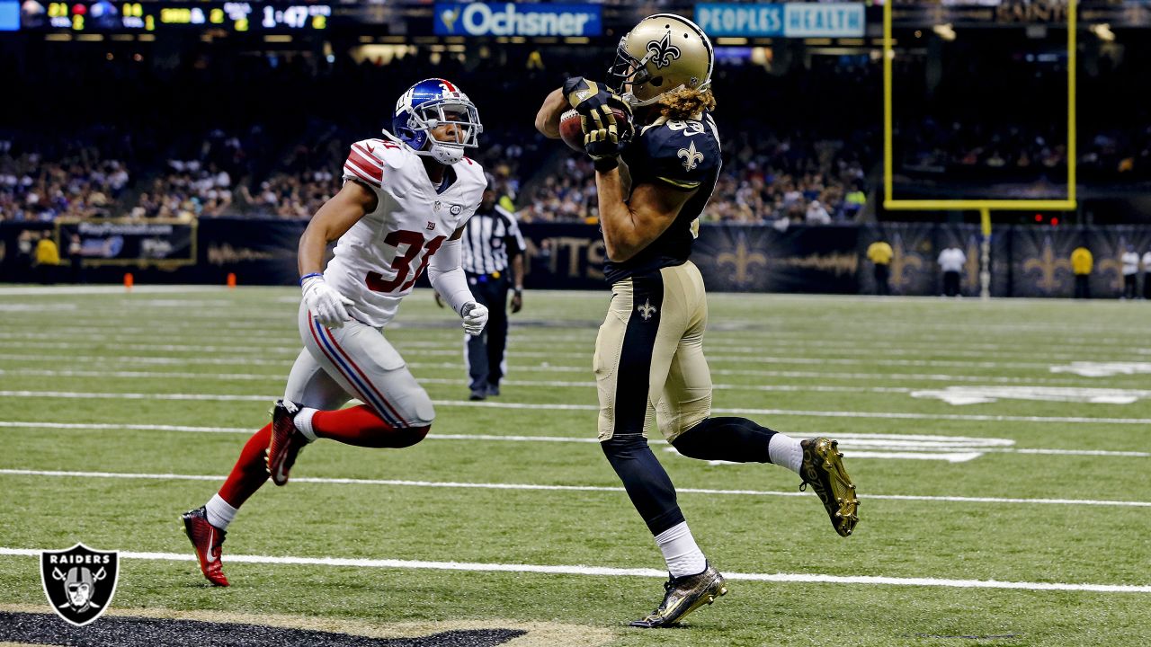 Raiders wide receiver Willie Snead (17) makes a catch before an