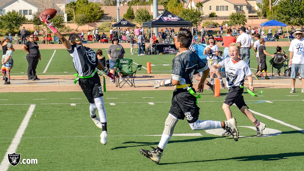 Raiders partner with NFL FLAG to host Flag Football Tournament