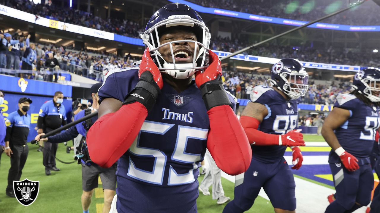 Las Vegas Raiders linebacker Jayon Brown (50) in the first half of an NFL  football game Sunday, Nov. 20, 2022, in Denver. (AP Photo/David Zalubowski  Stock Photo - Alamy