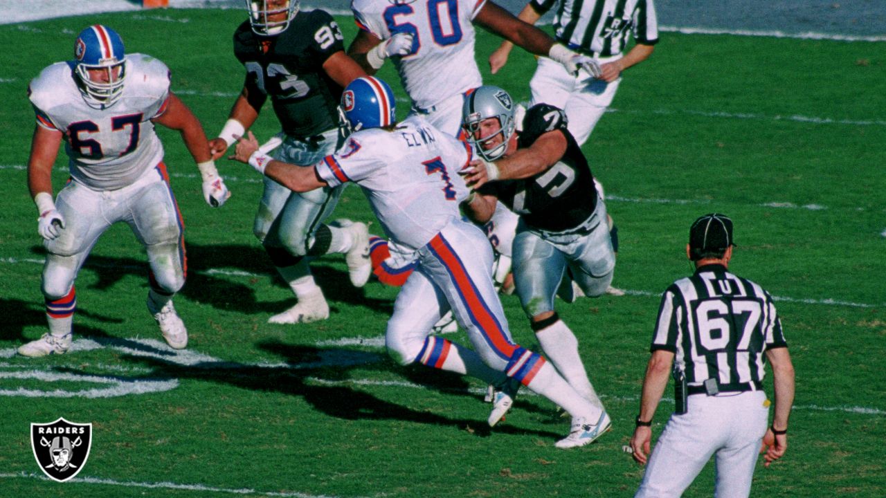 Vintage Raiders Lyle Alzado & Howie Long Super Bowl Photo 