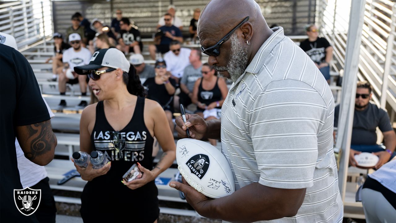 Raiders engage community during Training Camp