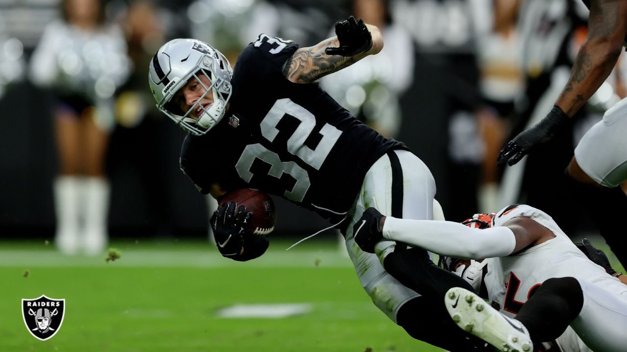 Raiders TE Foster Moreau on Week 11 loss to Bengals. Nov. 21, 2021 