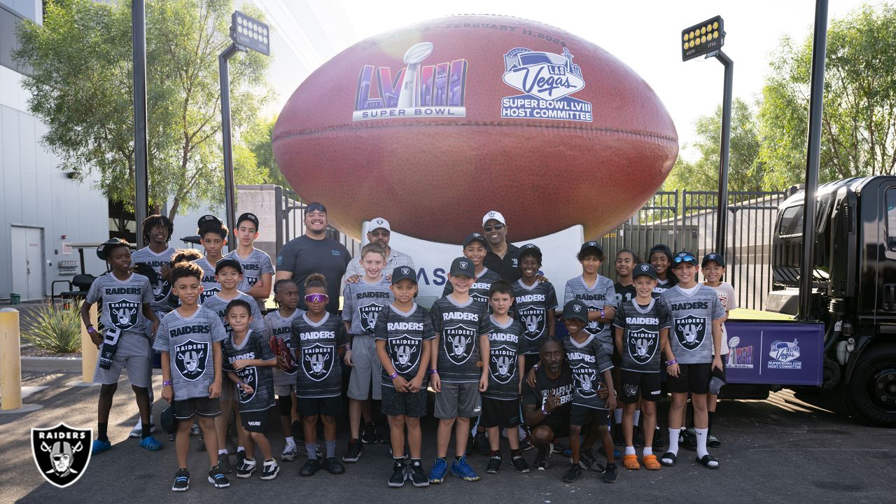 Raiders engage community during Training Camp