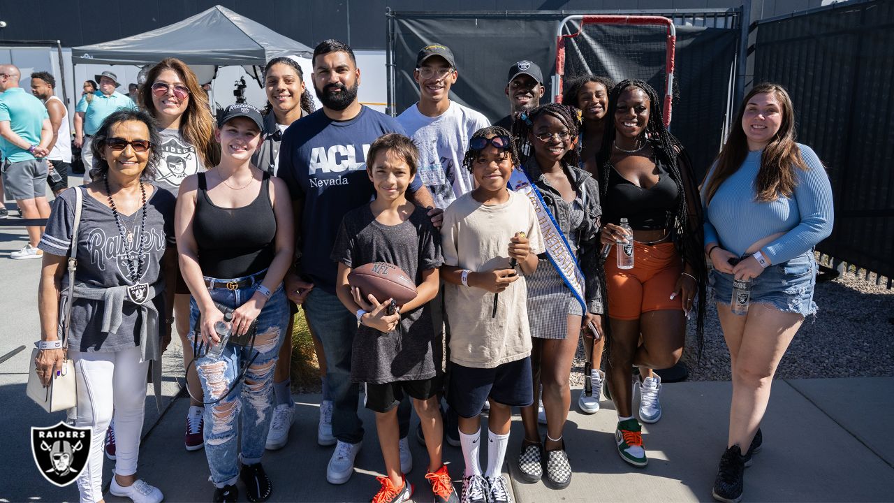 Photos: Raiders host military members for a day at Training Camp