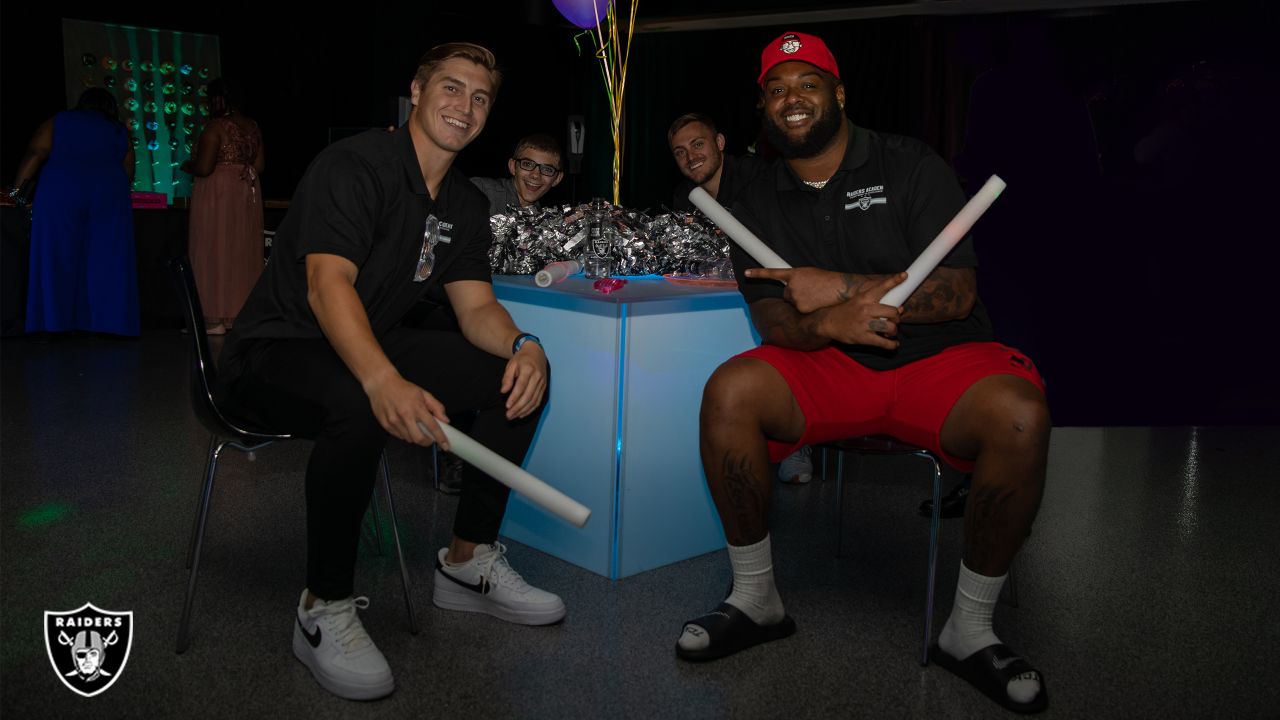 Las Vegas Raiders hold 'Neon Nights Pediatric Prom' at Raiders