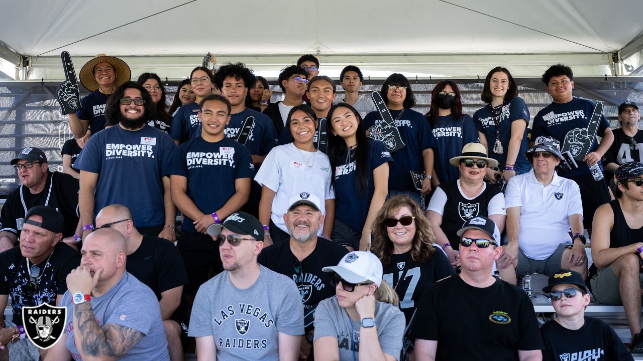 Raiders engage community during Training Camp