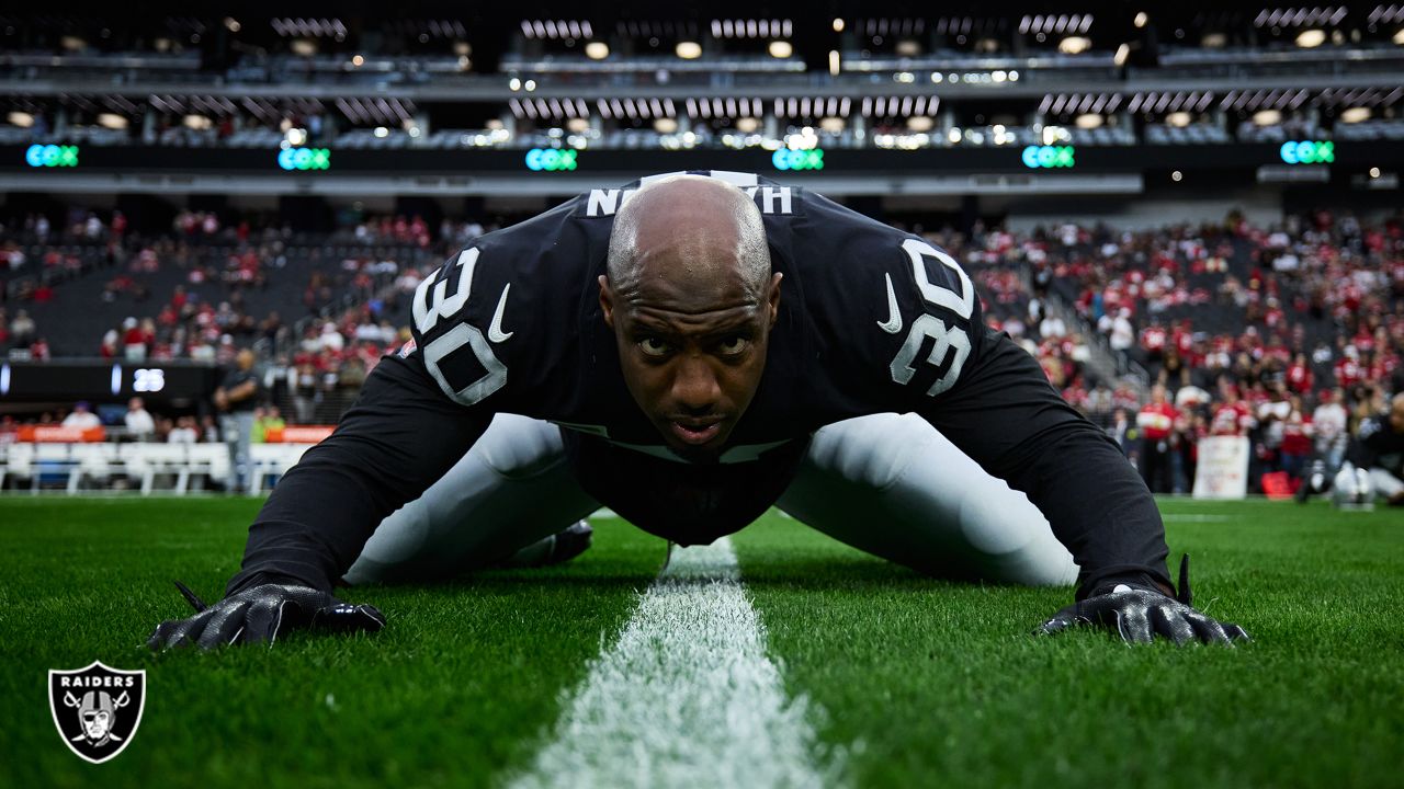 Safety Duron Harmon of the Las Vegas Raiders breaks up a pass to wide  News Photo - Getty Images