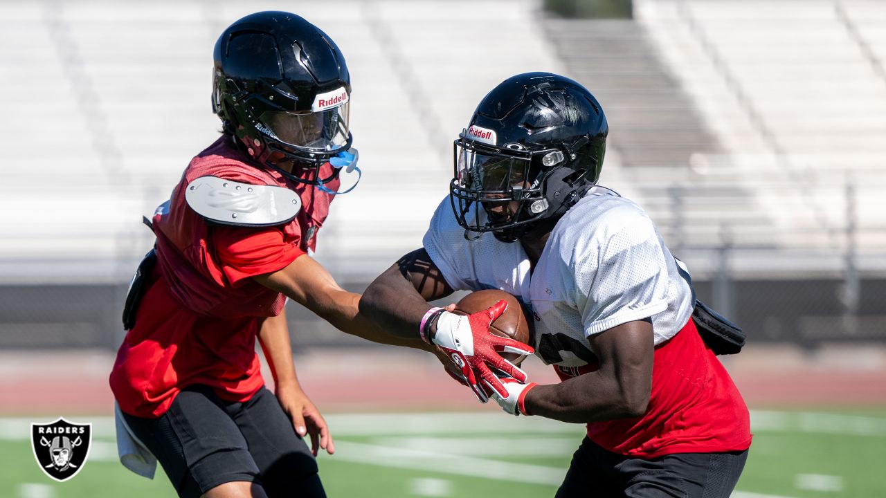 Photos: Raiders hype up local high school football teams for Bone Game