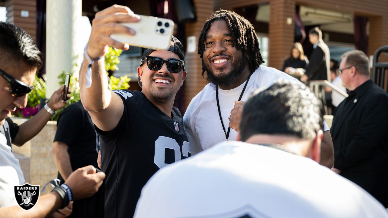 NFL Draft: Raiders host fans at Allegiant Stadium for party