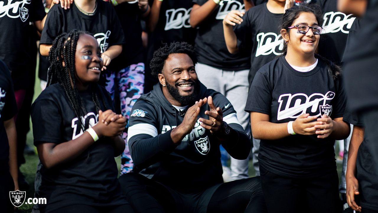 Raiders partner with NFL Academy for a PLAY 60 Camp