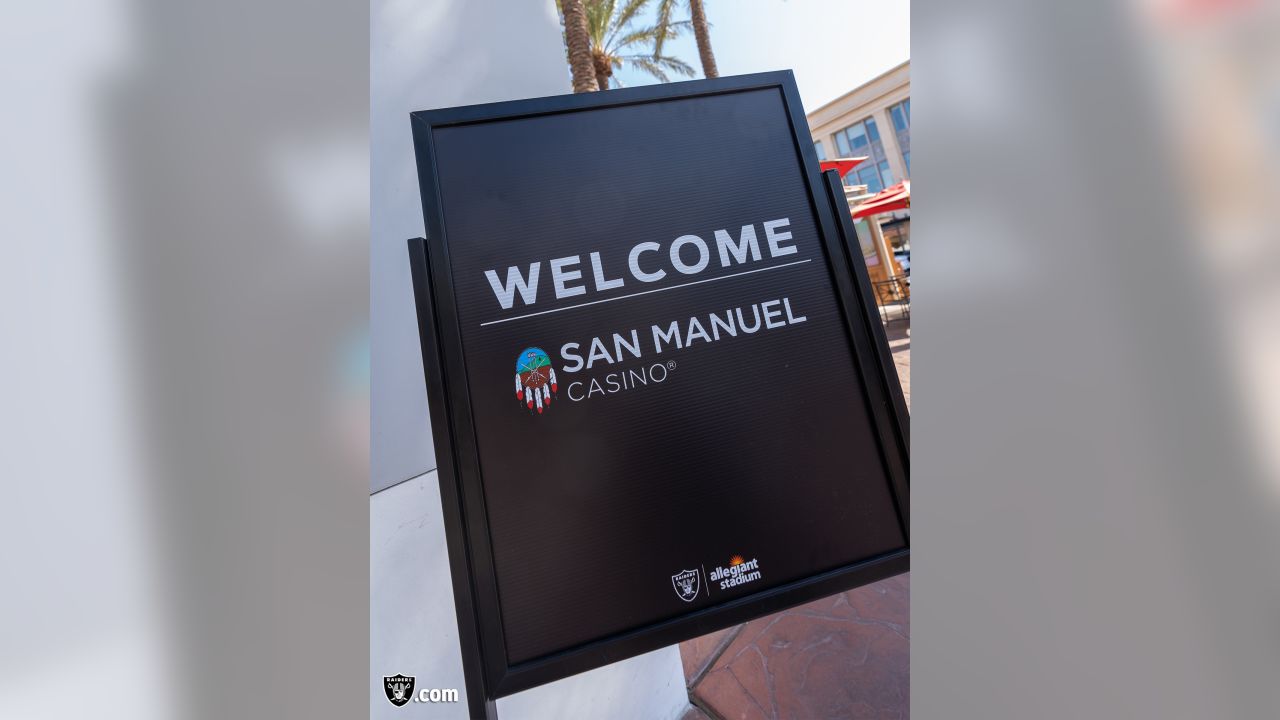 Raiders and San Manuel Casino celebrate new partnership