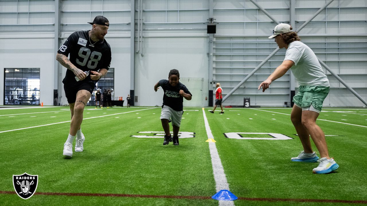 Photos: Local youth participate in Raiders Play Football Skills Camp