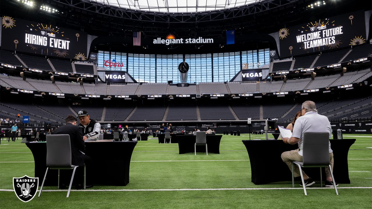 Allegiant Stadium to hold in-person hiring events to fill thousands of  Raiders gameday positions