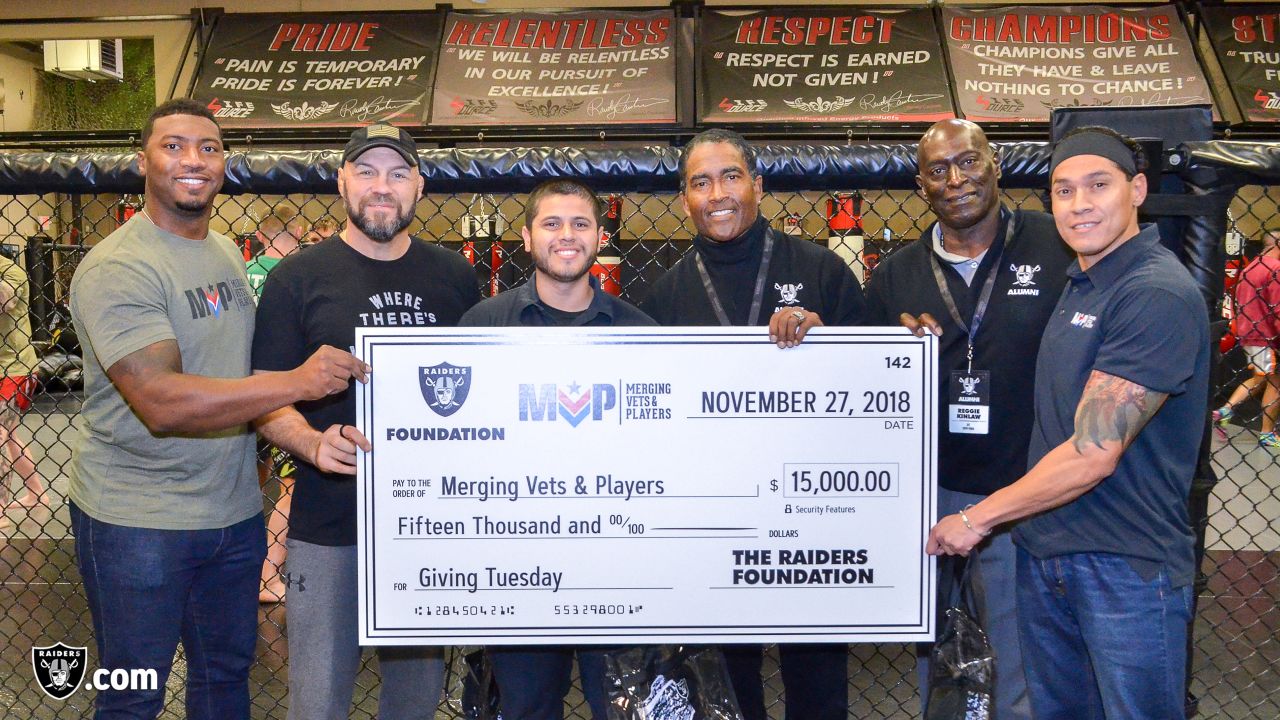 Raiders Foundation makes donation to support Nevada Youth Football League