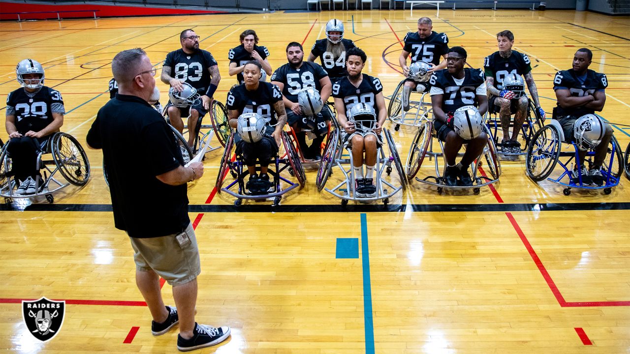 Raiders support Las Vegas Wheelchair Football League ahead of tournament