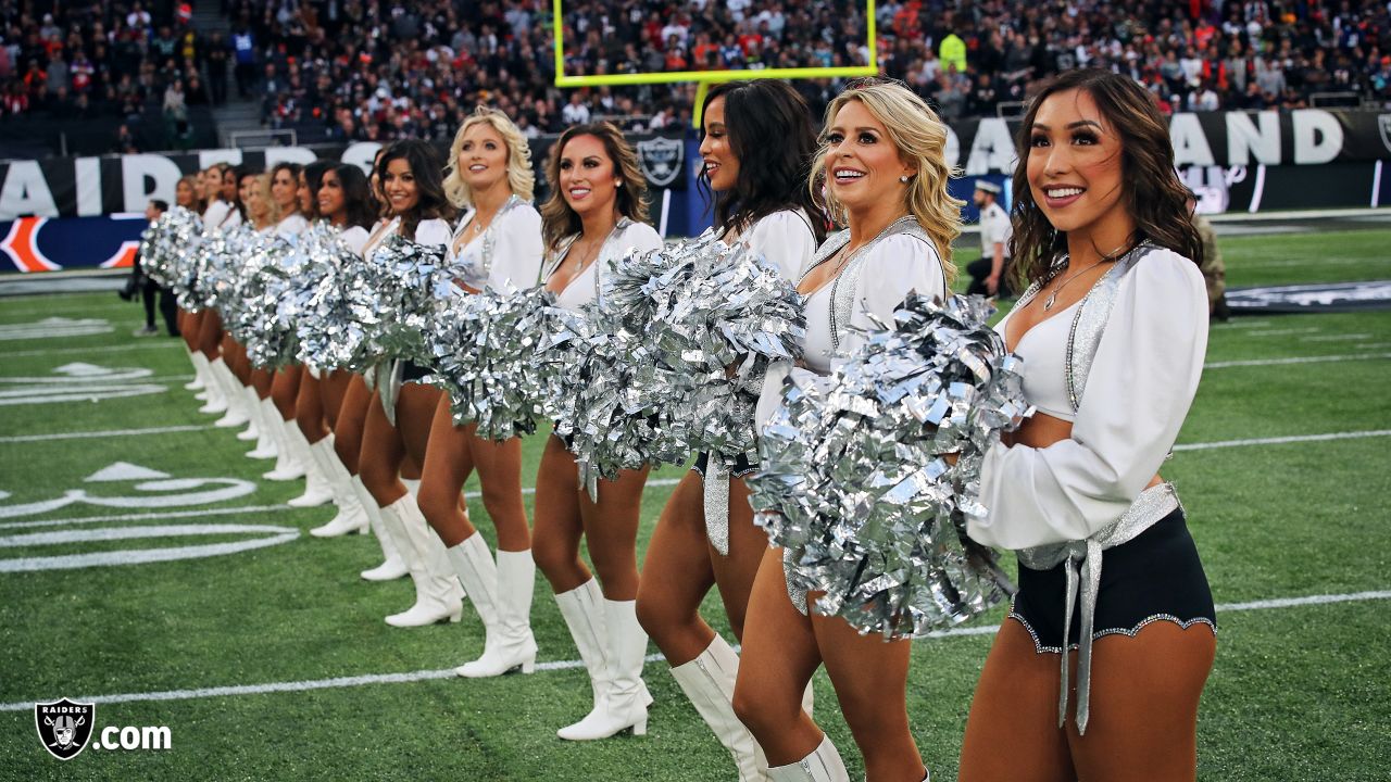 Tottenham Hotspur stadium is packed as the NFL release footage for Oakland  Raiders Chicago Bears