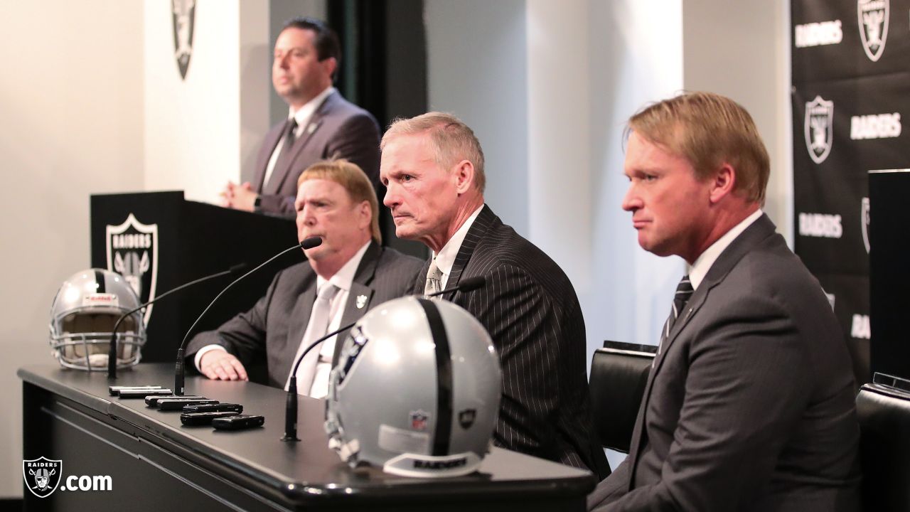 Raiders GM Mike Mayock 'excited and energized' by offensive line changes