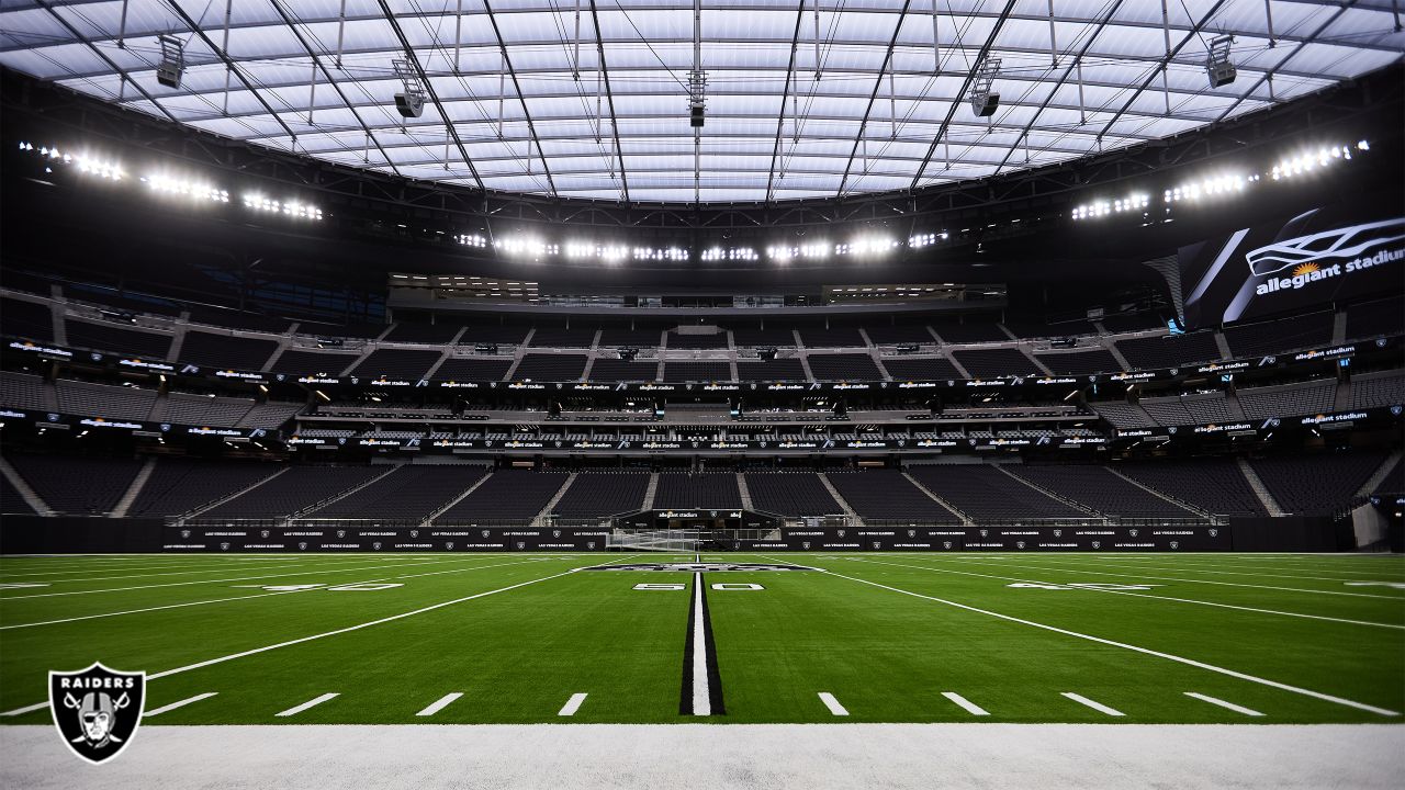 Las Vegas Raiders Stadium Ultra Wide Full View 50 Yard Line