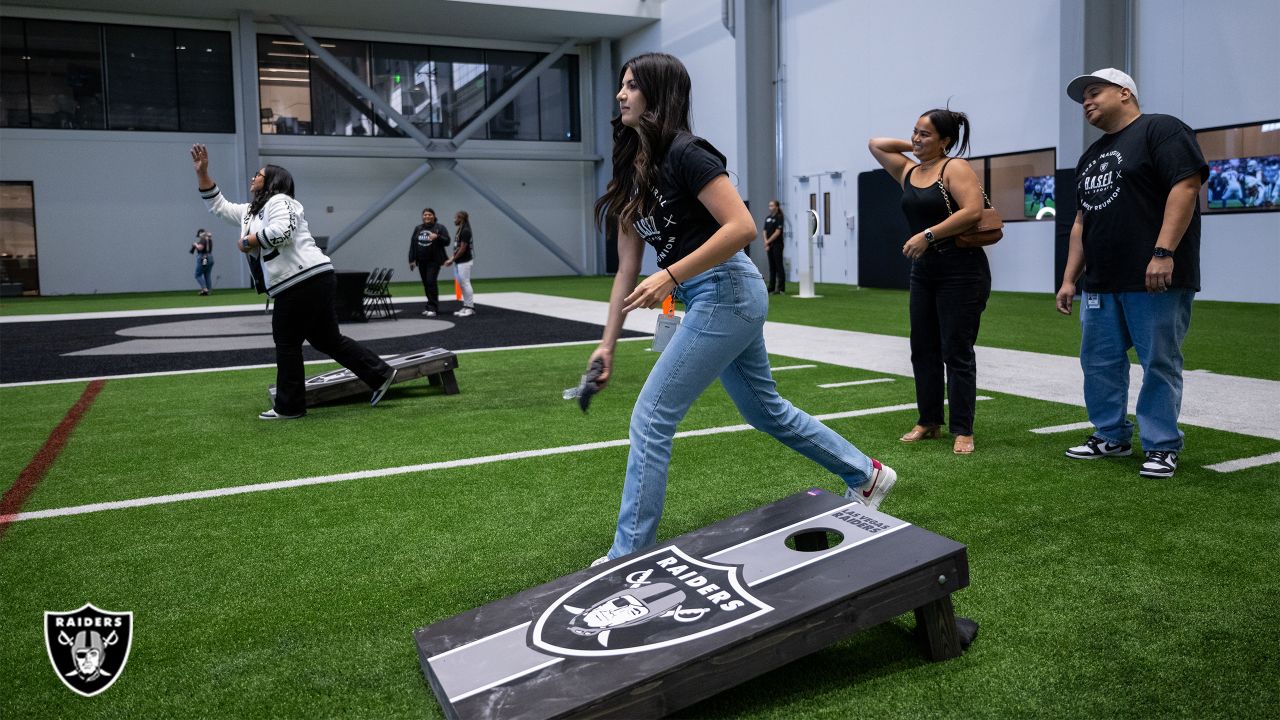 las vegas raiders cornhole boards