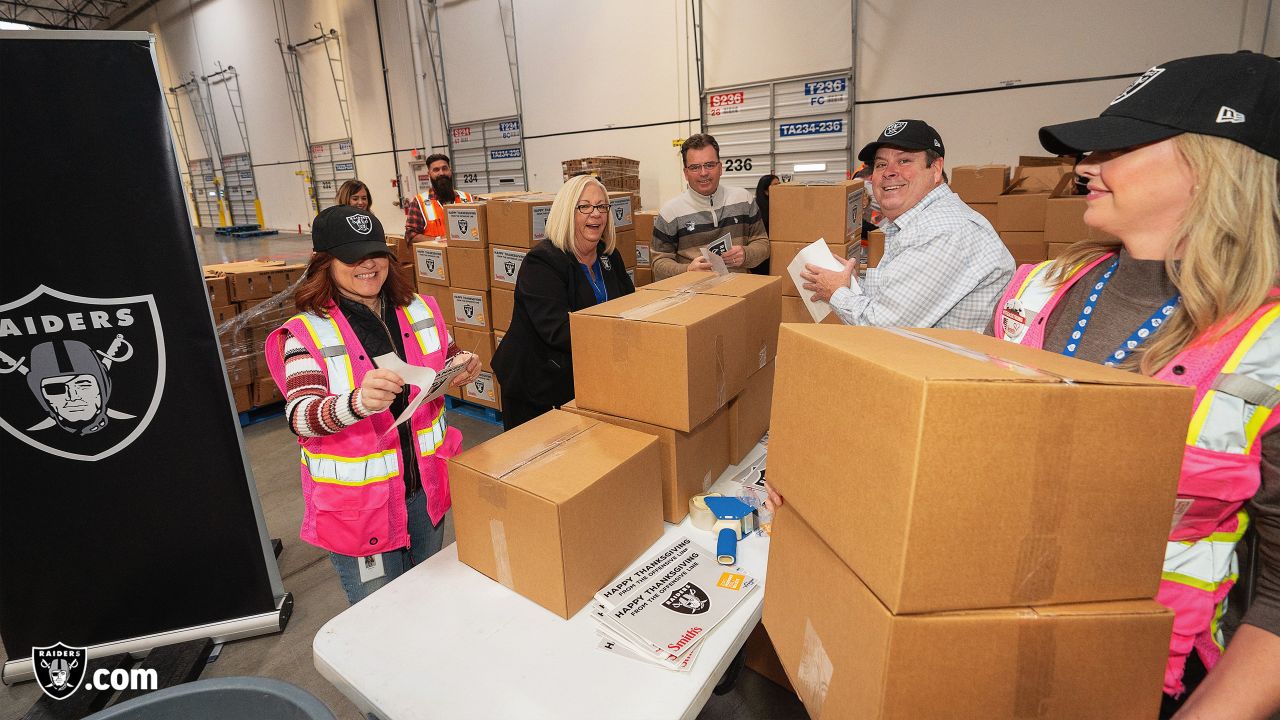 Raiders to host free Thanksgiving meal box giveaway Tuesday at