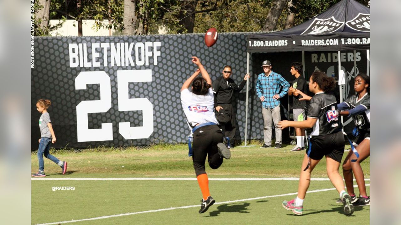 Raiders partner with NFL FLAG to host Flag Football Tournament