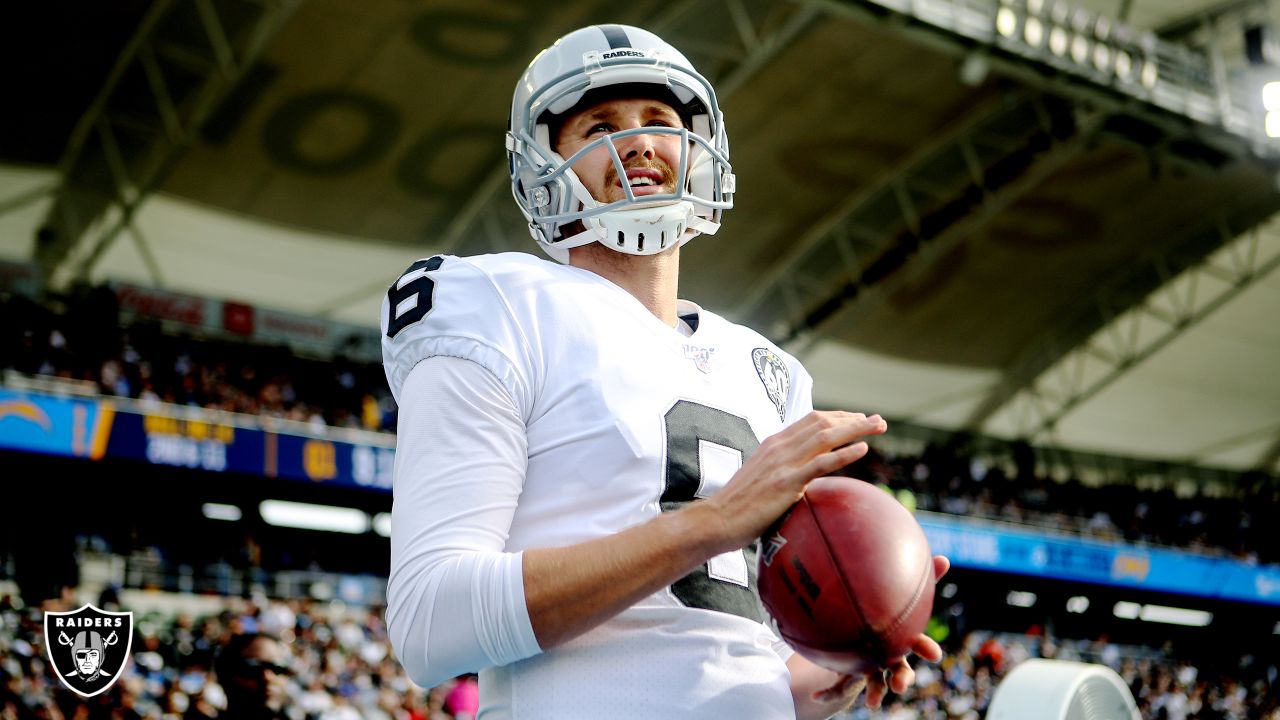 A general view of AFC punter AJ Cole III of the Las Vegas Raiders News  Photo - Getty Images