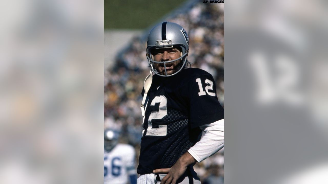 Oakland Raiders #12 Quarterback Kenny Stabler and Head Coach John