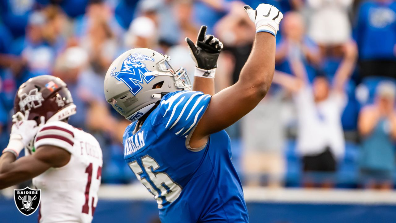 Memphis Football on X: With the 26th pick (90th overall) in the third  round of the 2022 NFL Draft, the @Raiders select @dilly_pill! #GoTigersGo