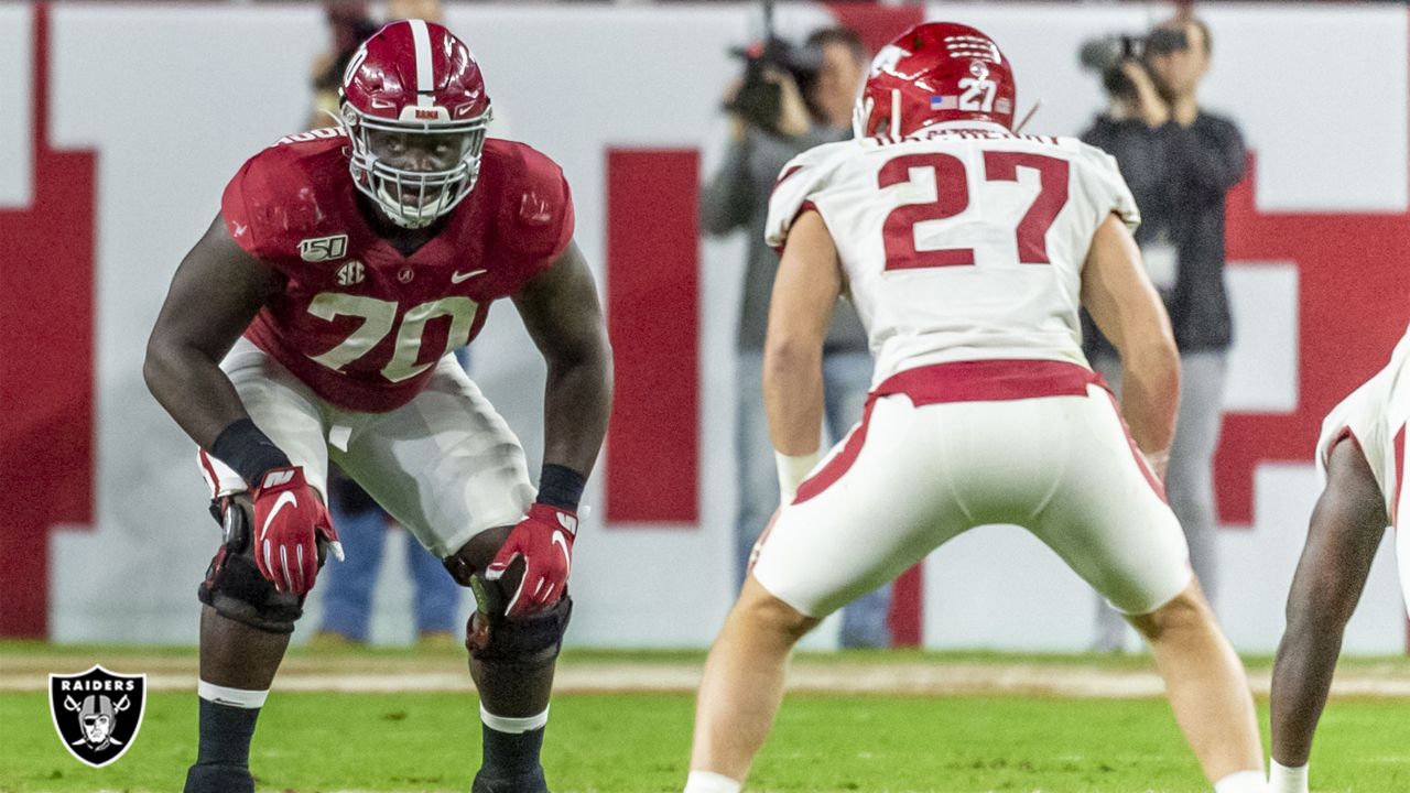 2021 NFL Draft: Alabama Crimson Tide's Alex Leatherwood Selected 17th  Overall by the Las Vegas Raiders - Roll 'Bama Roll