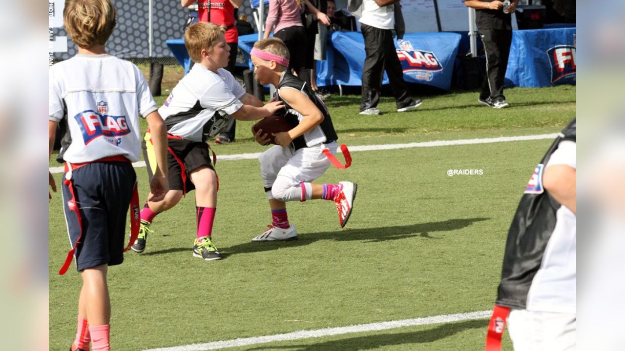 Watch: Raiders host NFL FLAG Football Regional Tournament