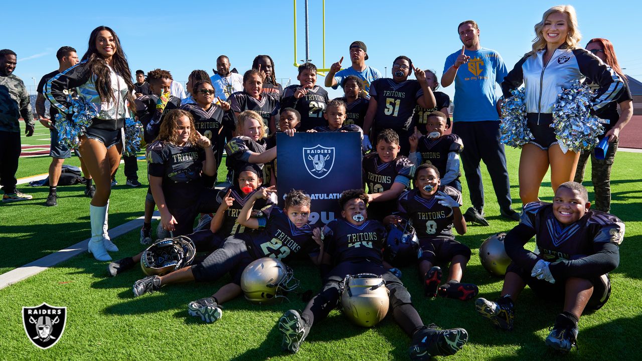 Raiders Foundation makes donation to support Nevada Youth Football League