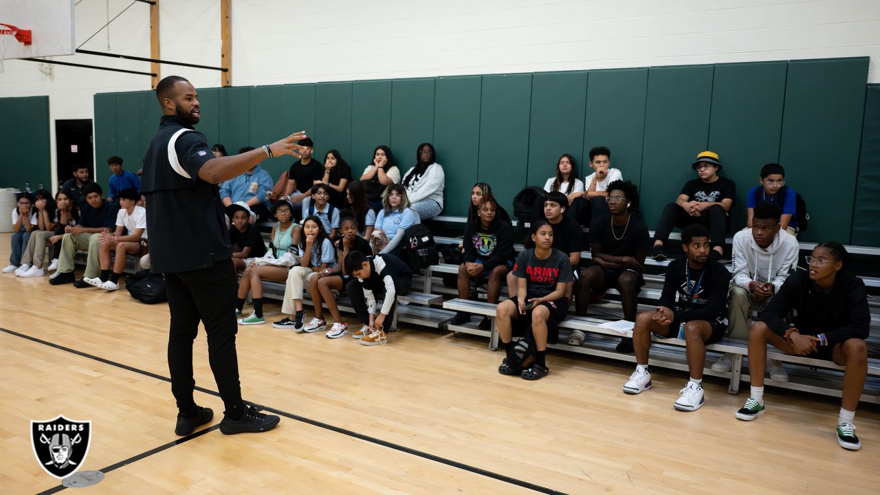 Photos: Raiders host Stretch and Move program for Boys and Girls