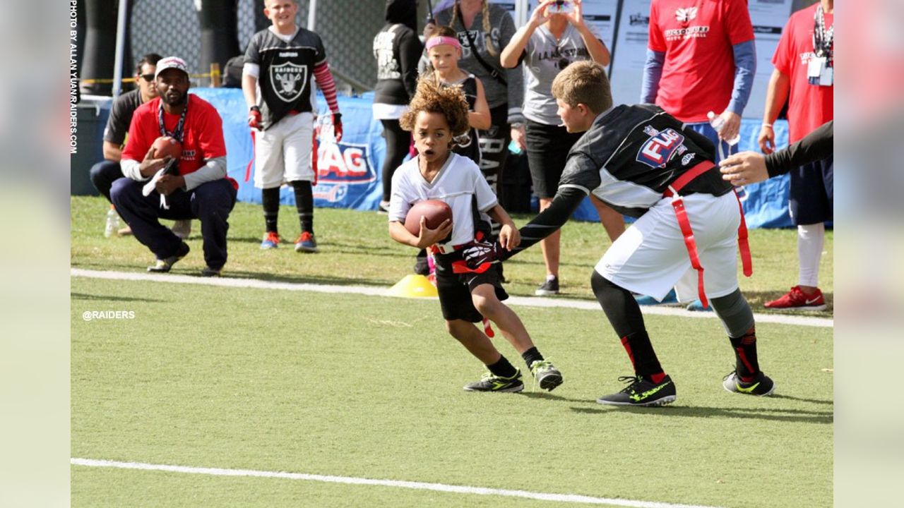 Watch: Raiders host NFL FLAG Football Regional Tournament