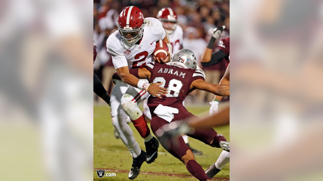 Former Mississippi State star and Raiders rookie Johnathan Abram