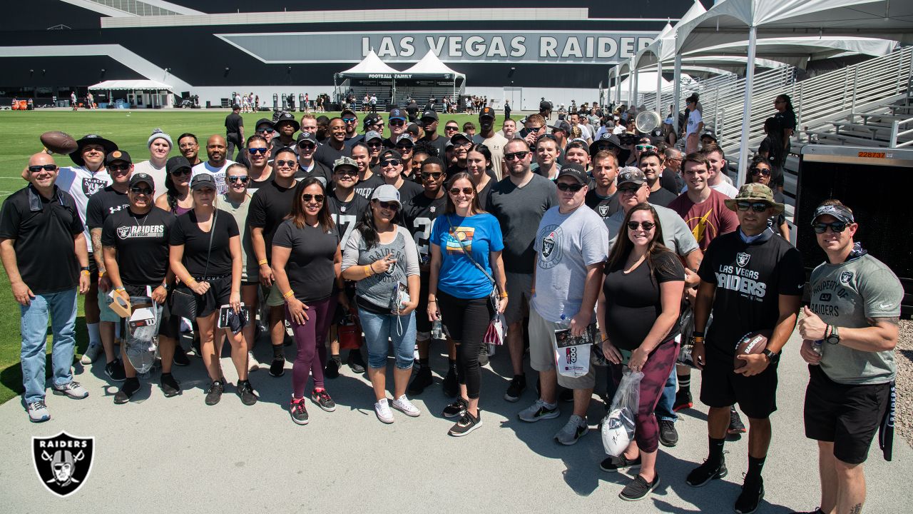 Military members train like the Las Vegas Raiders at Allegiant Stadium