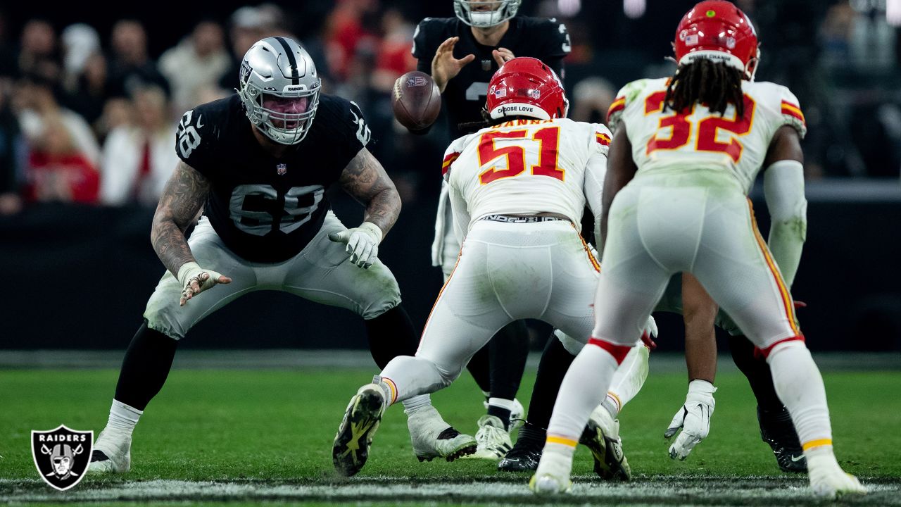 Offensive line for Raiders moves up to No. 11