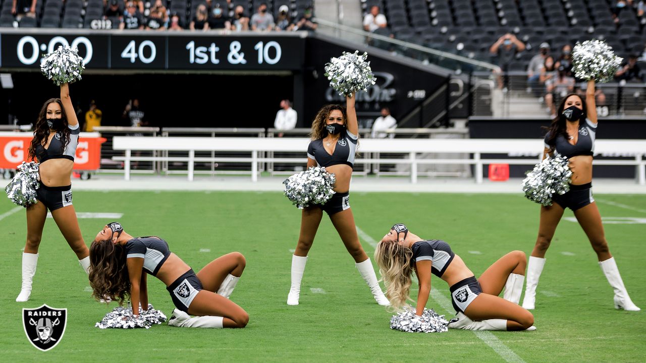 Raiderette Kelcey Turns Heads During The Las Vegas Raiders Season