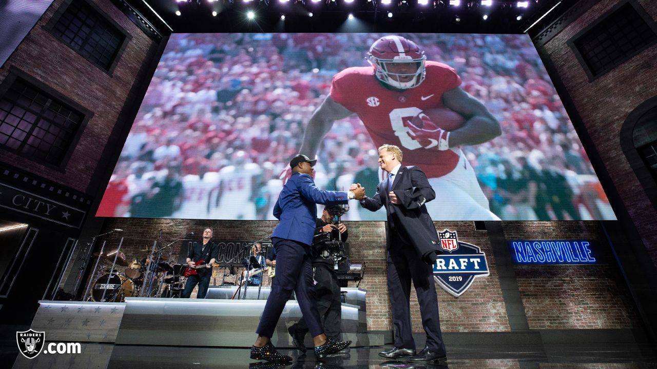 Raiders select running back Josh Jacobs with No. 24 overall pick of the  2019 NFL Draft