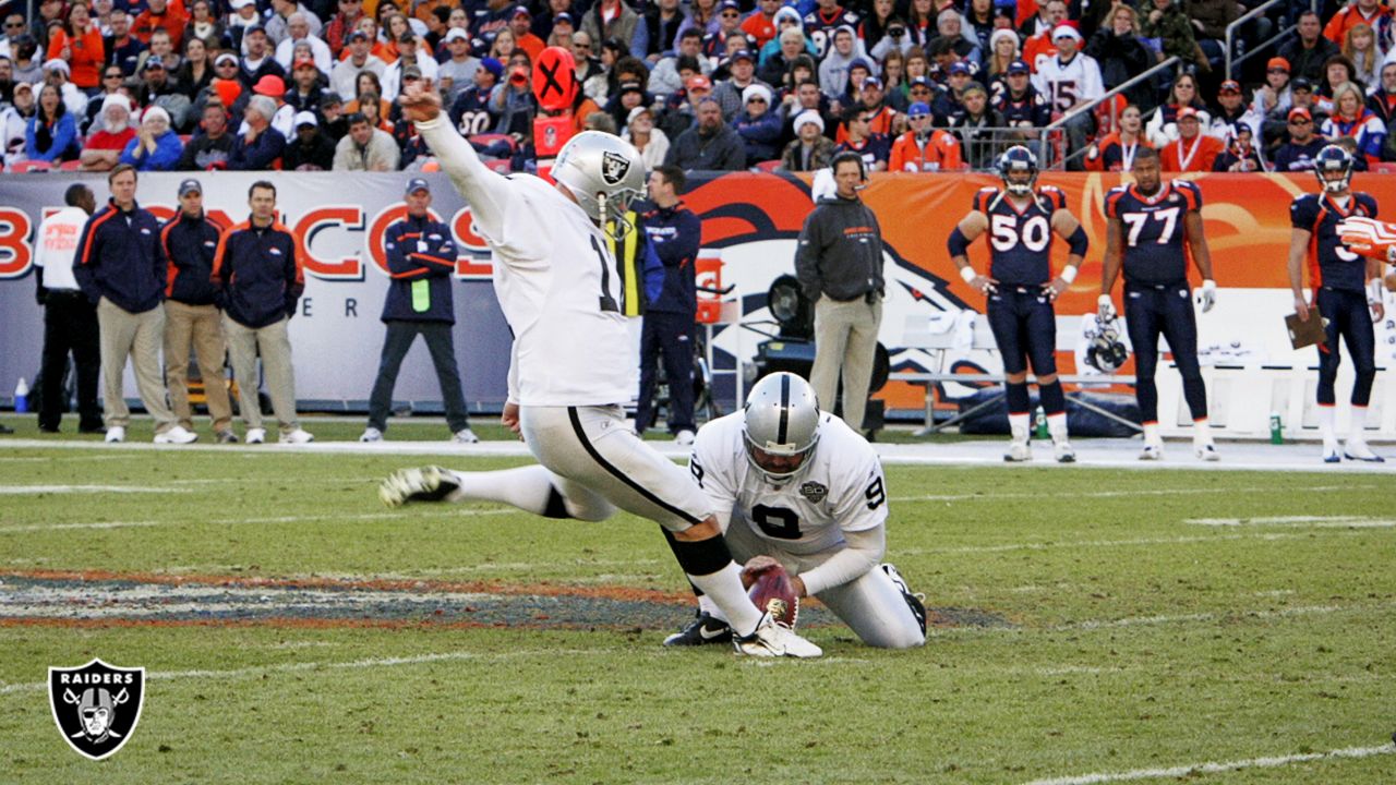 Raiders kicker Sebastian Janikowski about to set team longevity record