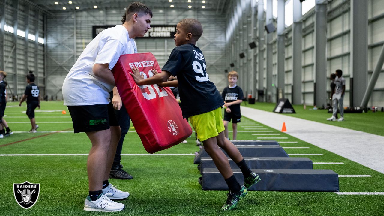 Photos: Local youth participate in Raiders Play Football Skills Camp