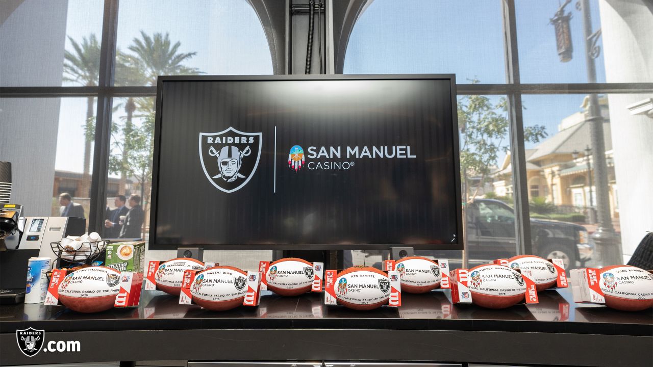 Raiders and San Manuel Casino celebrate new partnership